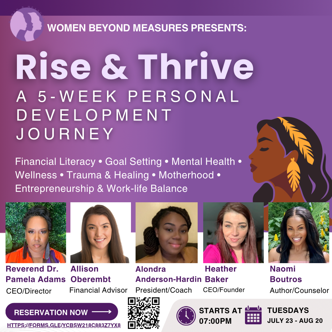 RISE & THRIVE 5 WEEK PERSONAL DEVELOPMENT  JOURNEY